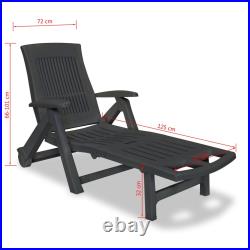 Garden Sun Lounger Patio Folding Chair Relaxer Bed Seat Outdoor Recliner Day Bed