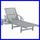 Garden Sun Lounger Wood Recliner Deck Chair Outdoor Pool Patio Day Bed Furniture