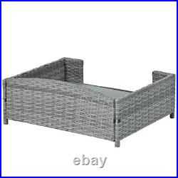Low Entrance Outdoor Pet Patio Bed Small 25 In. Wide