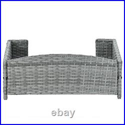 Low Entrance Outdoor Pet Patio Bed Small 25 In. Wide