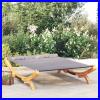 Outdoor Chaise Lounge Patio Lounge Bed Sun Lounger Solid Wood Bent vidaXL