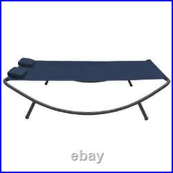 Outdoor Chaise Lounge Patio Lounge Bed Sun Lounger with Pillows Fabric vidaXL