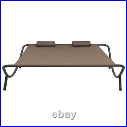 Patio Bed Fabric Brown Y0A4