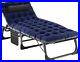 Portable Bed Camping Cot, Folding Lounge Zero Gravity Chair Reclining Chaise Cot