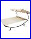VARVIND Patio Outdoor Double Chaise Lounge Wheeled Hammock Bed
