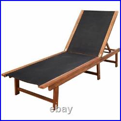 VidaXL Day Bed Sun Lounger Recliner Chair Outdoor Garden Furniture Patio Terrace