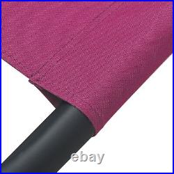 VidaXL Outdoor Lounge Bed Fabric Pink